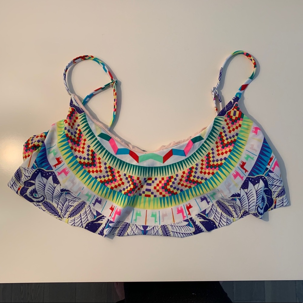 Mara Hoffman Flutter Bikini Top! Size Medium - image 1